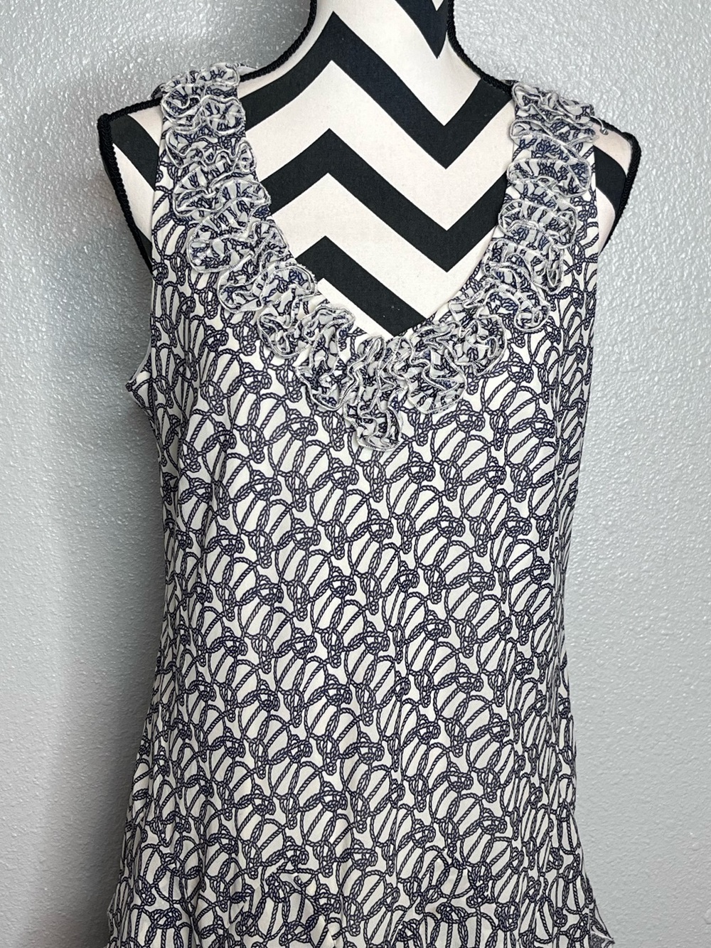Dress Barn Fairycore Whimsigoth Sz 16 Ruffle Flowy Tiered Midi Dress - Picture 3 of 12